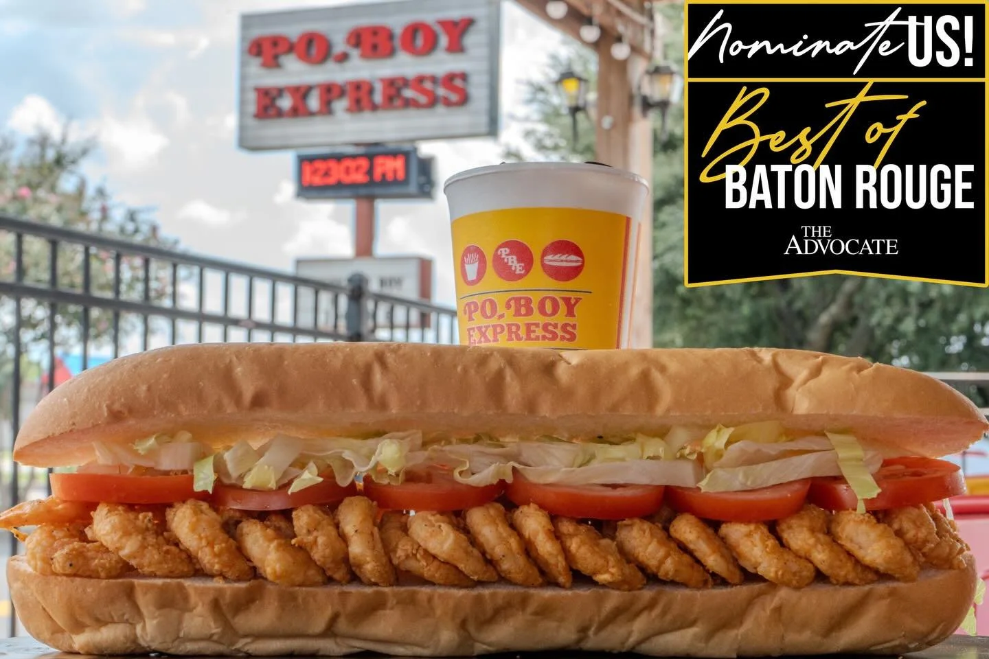 Love our poboys? Nominate us for Best of Baton Rouge! 
#bestpoboy #batonrouge #poboyexpress #nominate #theadvocate #foryou