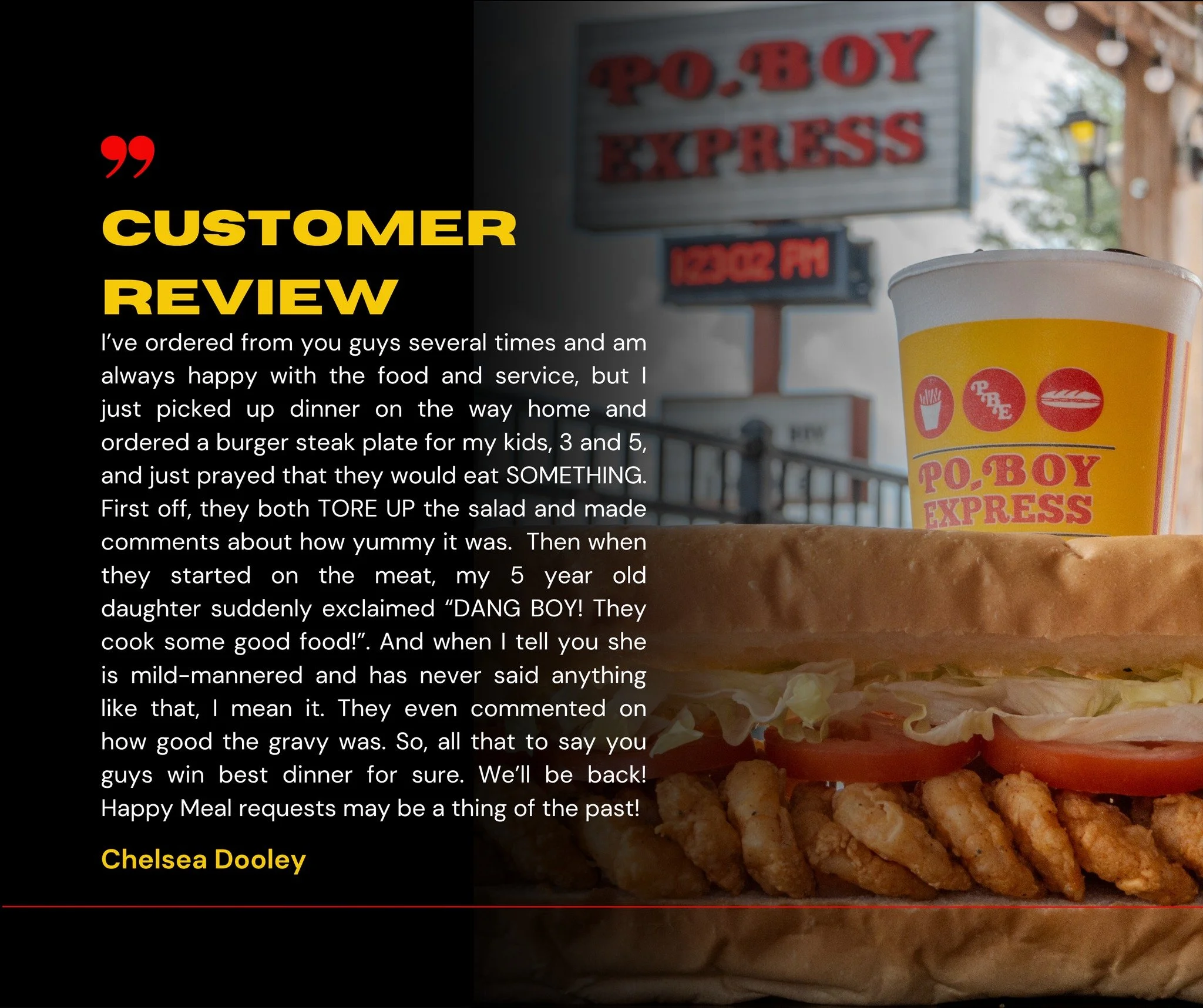 THANK YOU for the love! Your support keeps us cooking 🔥🍤
#poboyexpress #225batonrouge #foryou
