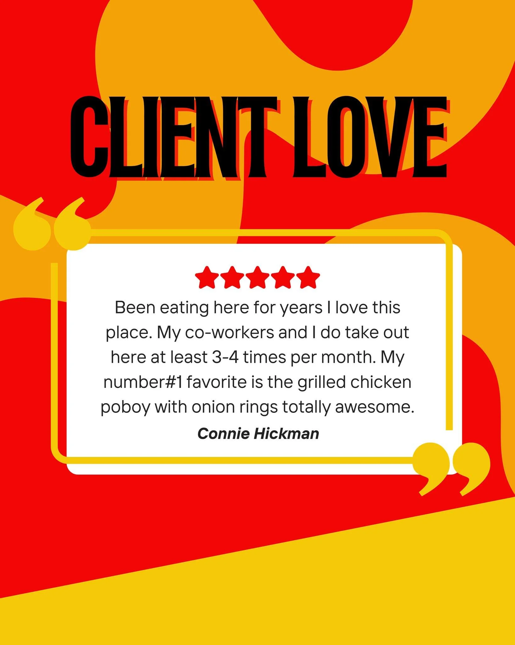 Your support and reviews help our business grow every day. Thank you for choosing PoBoy Express and sharing your experience with others! 💛
#customerappreciation #poboyexpress #louisianaeats #foryou
