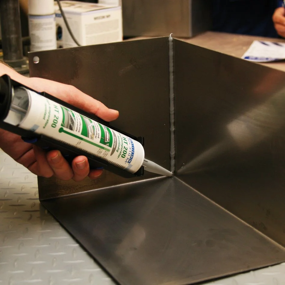 What is a suitable sealant / adhesive for general powder coating?