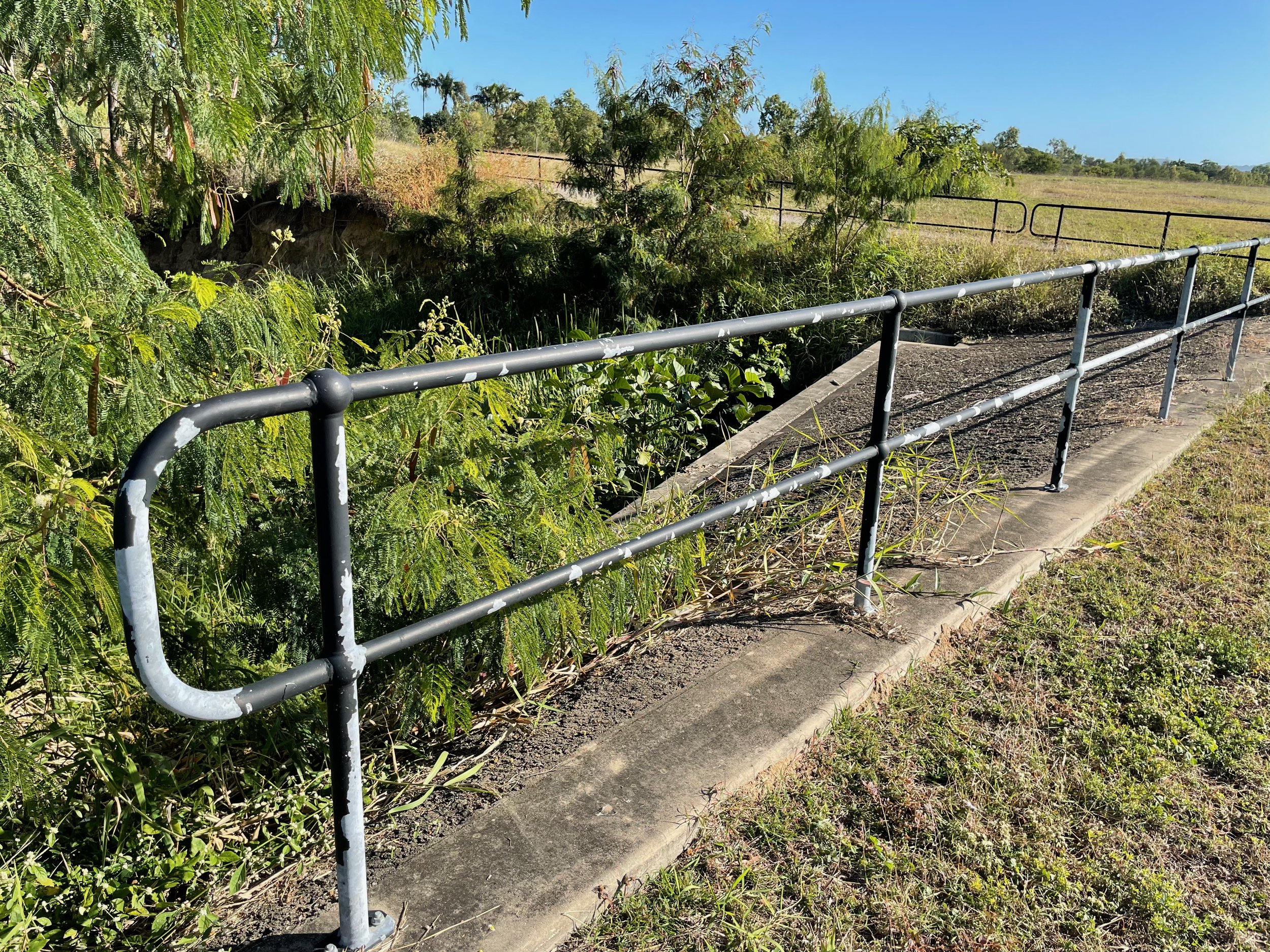 Failed powder coat on Hot Dipped Galvanised steel