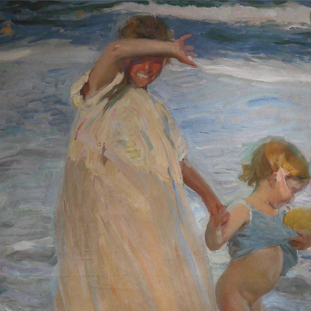 Joaqu&iacute;n Sorolla y Bastida, the two sisters, 1909
#impressionism #spain #valencia #joaquinsorollaybastida #luminism