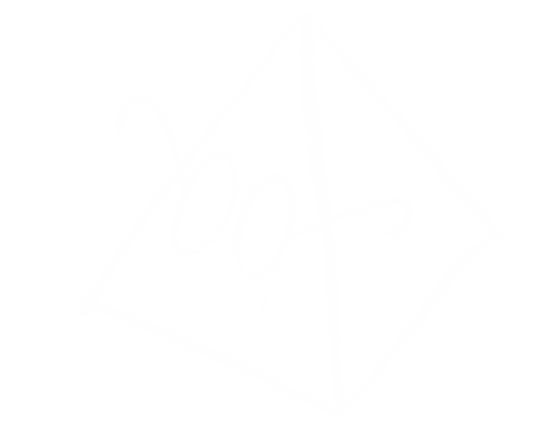 a weird pyramic wearing glasses