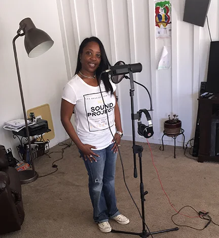 Me in the recording studio.