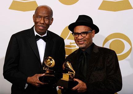 Grammy winners Jerry Peters (left) and Kirk Whalum (Right). Source: http://www.zimbio.com/photos/Kirk+Whalum/Jerry+Peters
