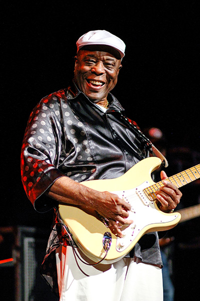 Guy onstage in 2012. Photo: Paul Jendrasiak/AtlasIcons.com.