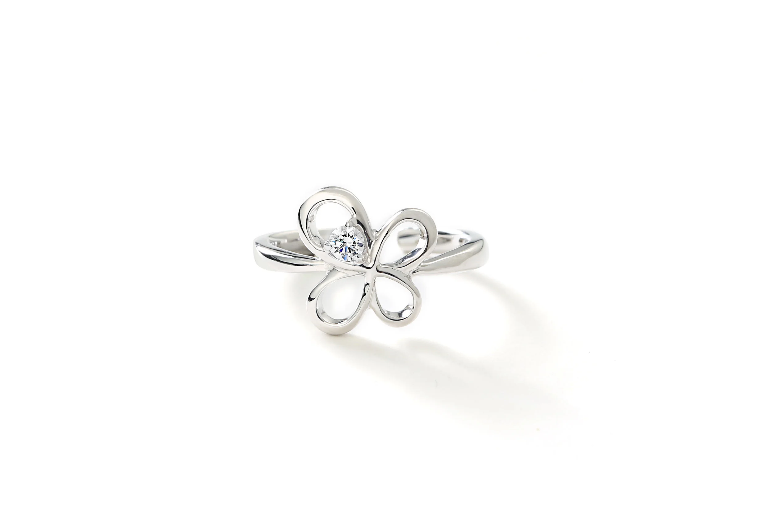 Baby Butterfly Diamond Ring
