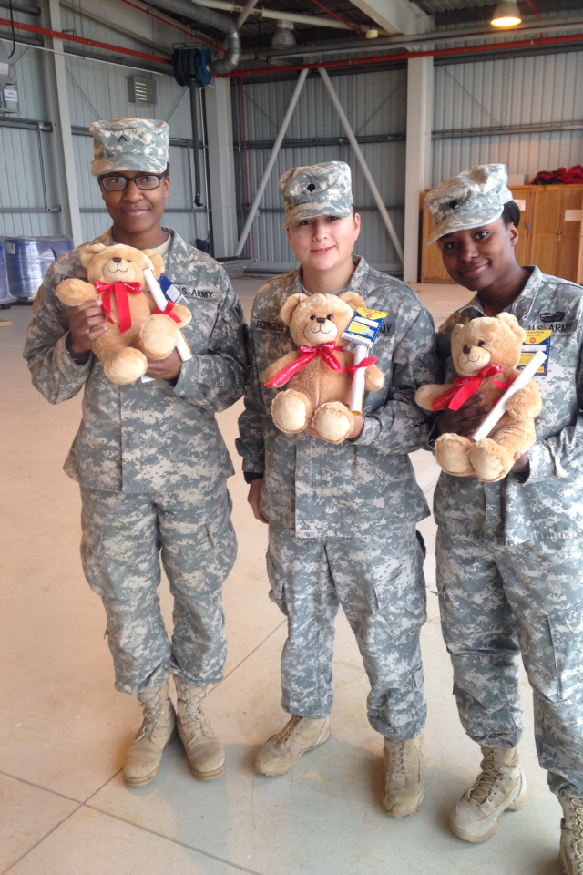 US Army MP's in Romania receive care packages