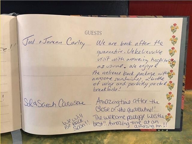 It was a great first weekend back, check out what our guests had to say about the experience! 
Call us at 401-848-8000 or admiralfitzroy.com to book a reservation!