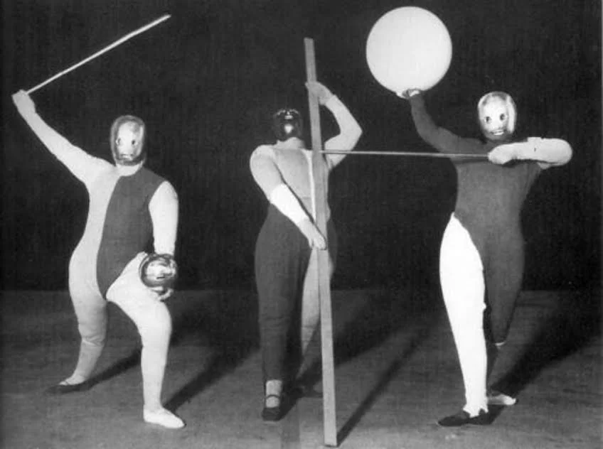 La Danse des Formes, Oskar Schlemmer, Werner Siedhoff, Walter Kaminsky, costumes by Kazimir Malewicz, circa 1920