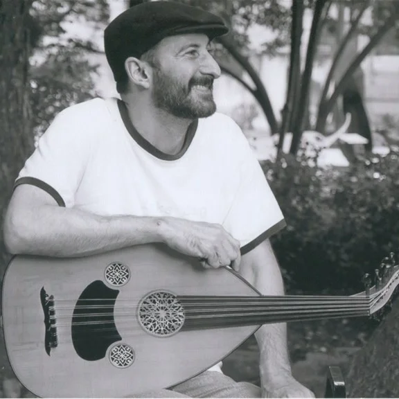 Laith Keilany and his oud. Not pictured: all of the other instruments Laith plays.