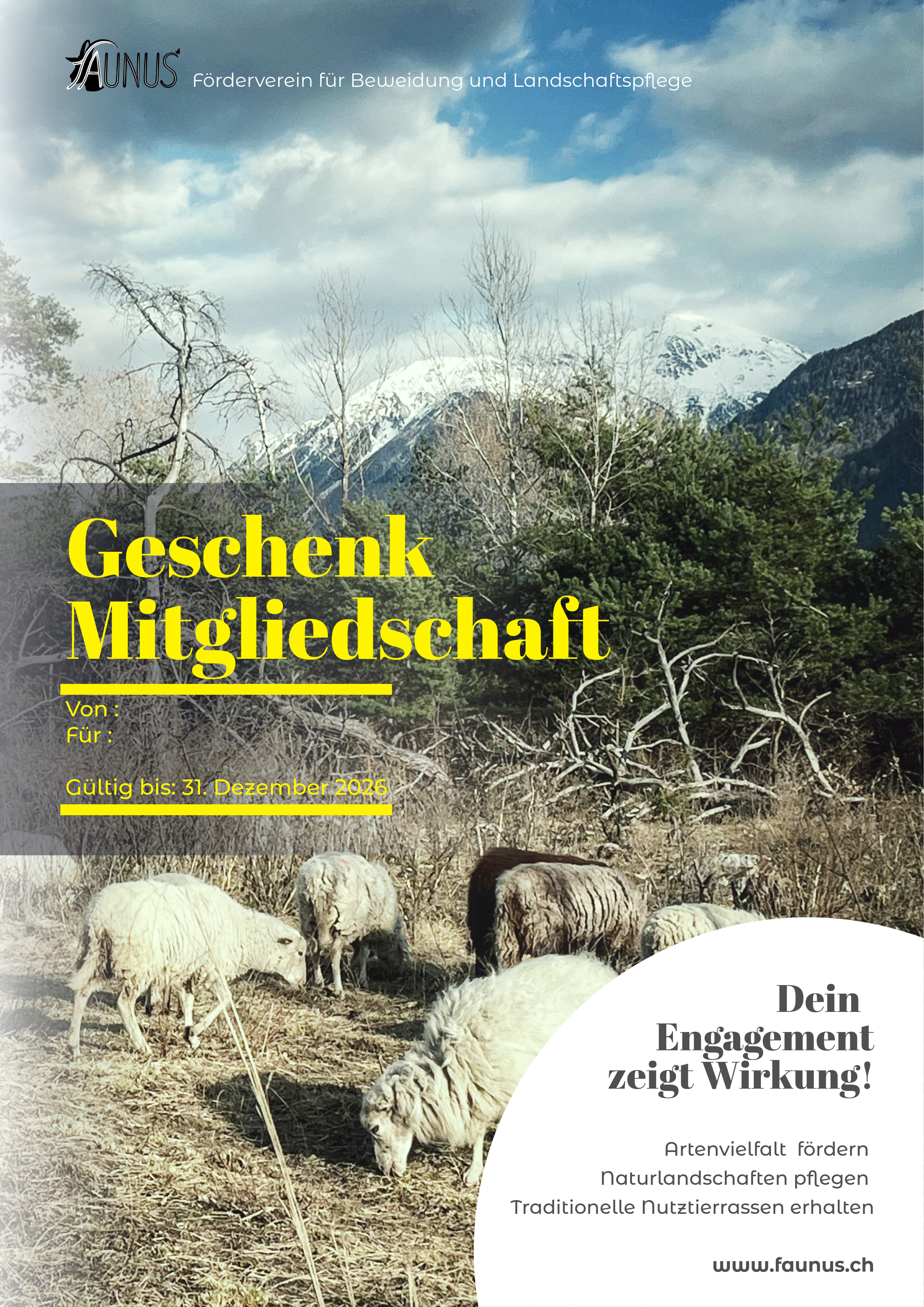 Schenk eine Mitgliedschaft!