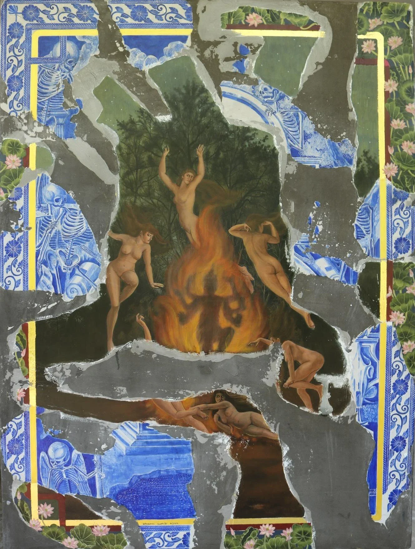 Artwork by Pannaphan Yodmanne  exhibited at the Galerie Sarto Paris 7 Musée d'Orsay