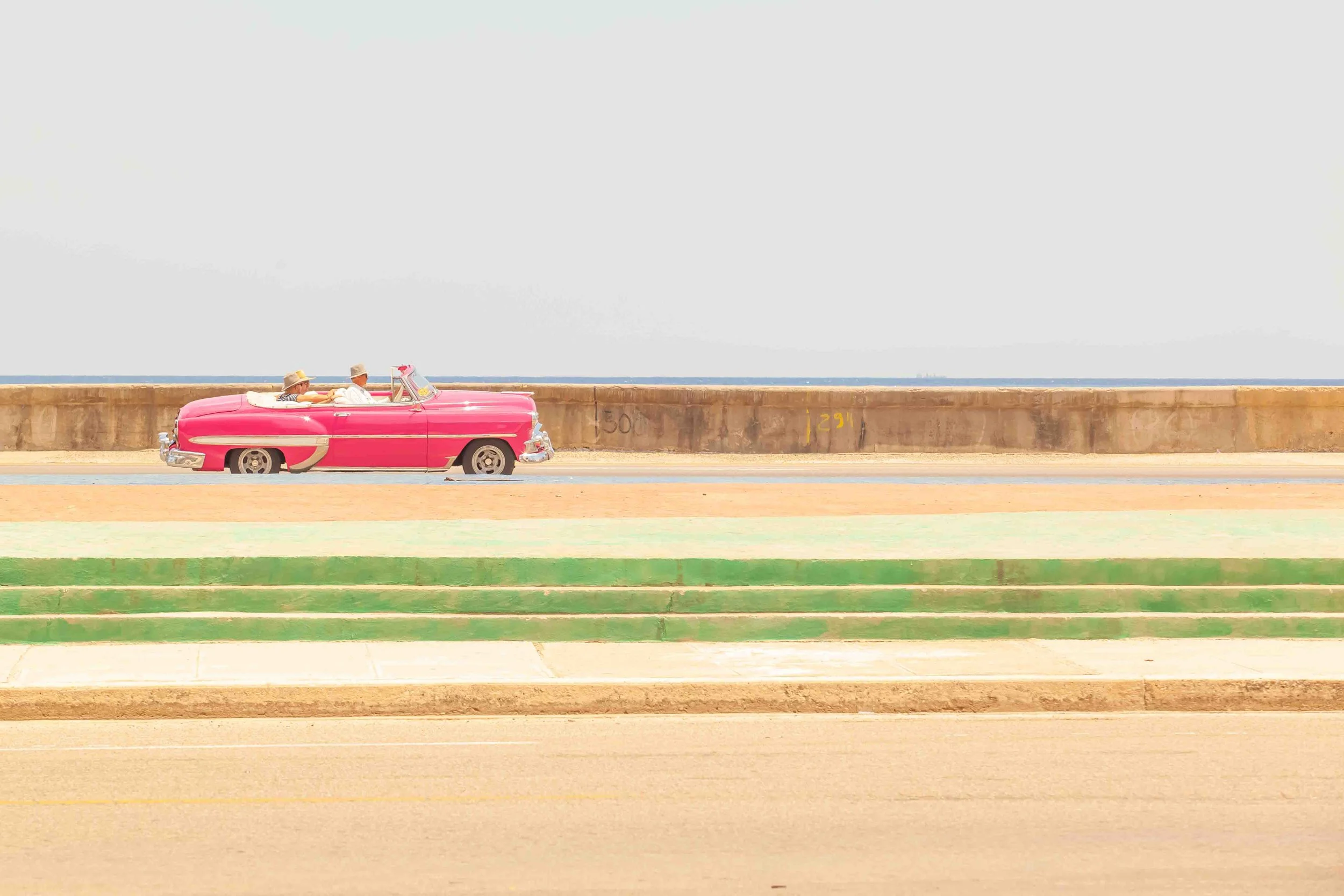 View of a photograph by Véronique Fel in Cuba exhibited at Galerie Sarto Paris 7 next to the Musée d'Orsay