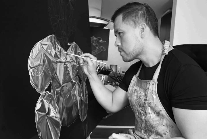 Photographie de Carlos Villabon exposé à la Galerie Sarto Paris 7 à côté du musée d'Orsay