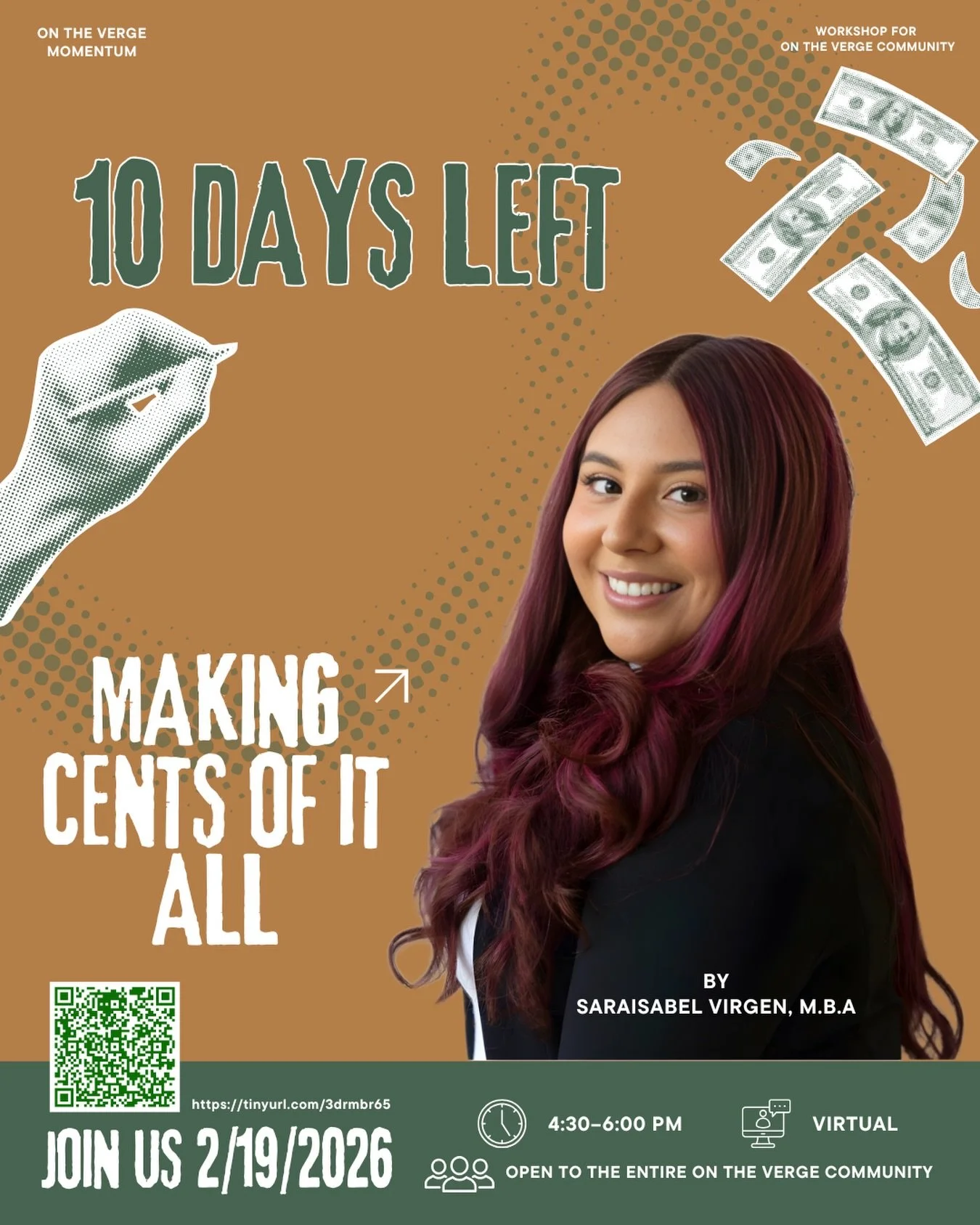 📊 Making Cents of It All

A practical workshop on money, systems, and sustainability

🗓 2/19 | 4:30&ndash;6 PM
✨ Open to all OTV community