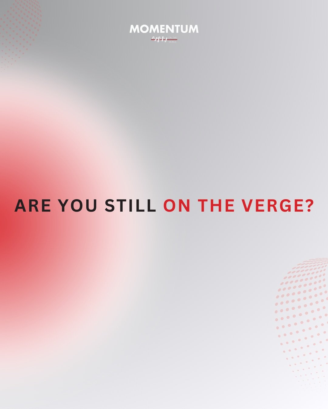 ✨ If you&rsquo;ve ever been part of On The Verge, this is your moment to shape what comes next.

Tell us what you want, what you need, and how you want to reconnect with the network.

📣 Take the survey today (link in bio/on flyer)

Your input = stro