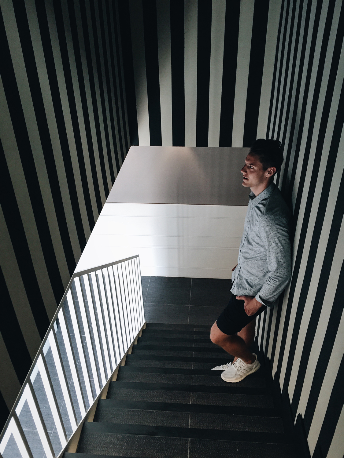 Stairs to the roof