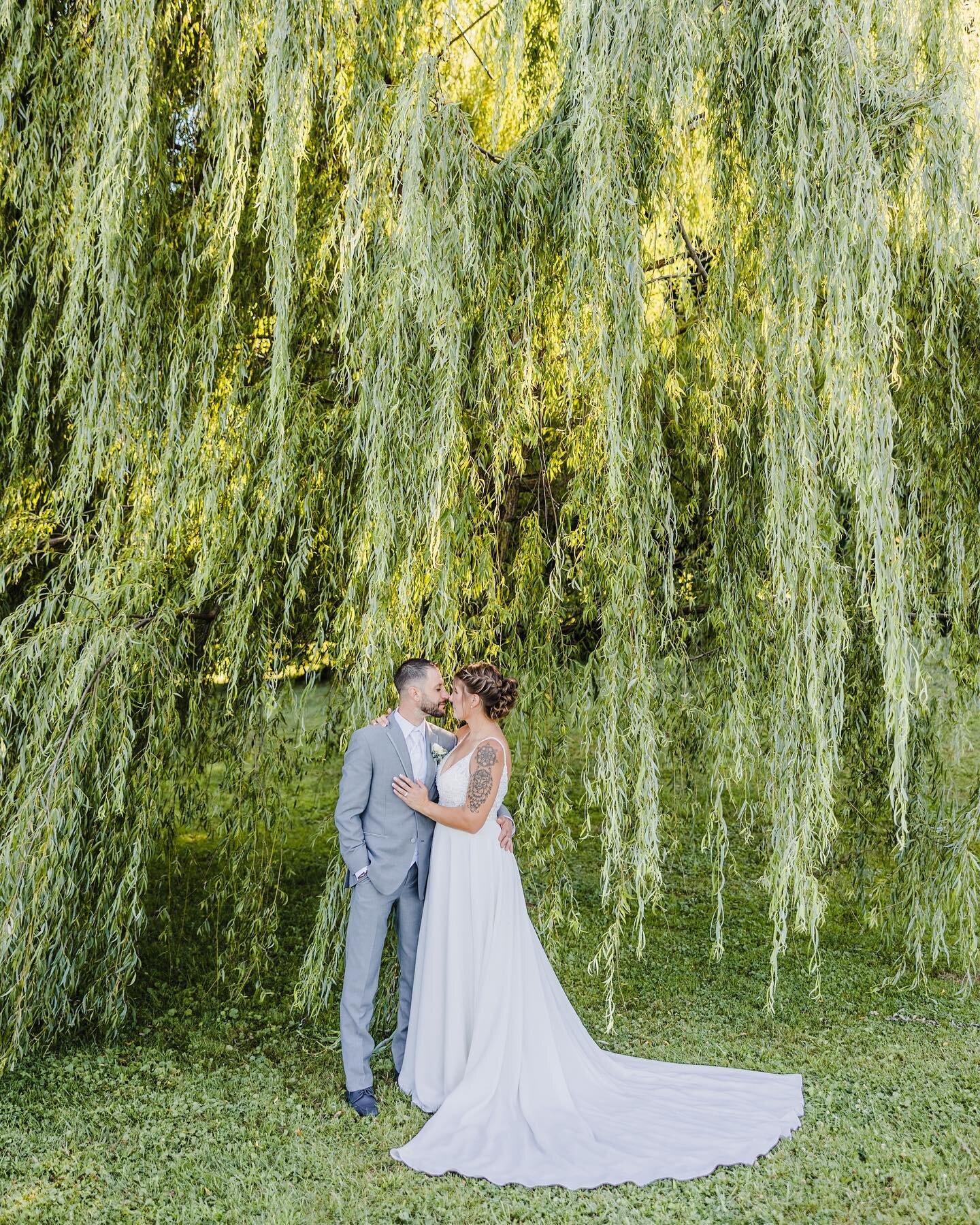 I live for a willow tree moment. Katie + Dino nailed the bride and groom vibe