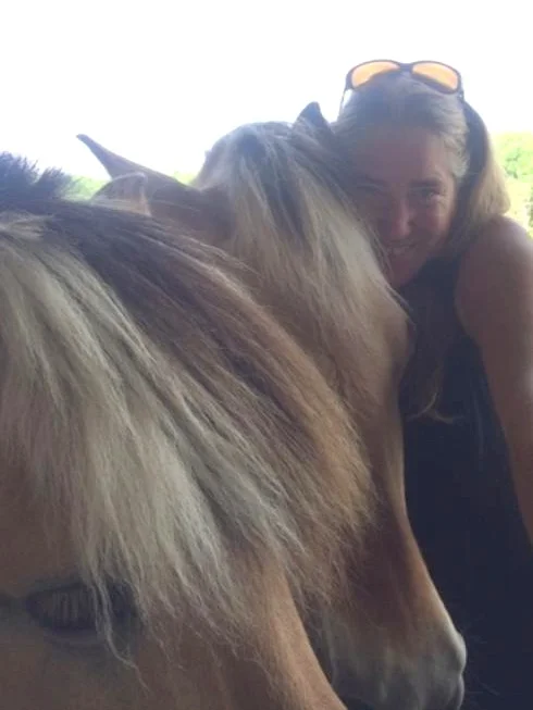 Me and Lena and Leo at Horses Touch