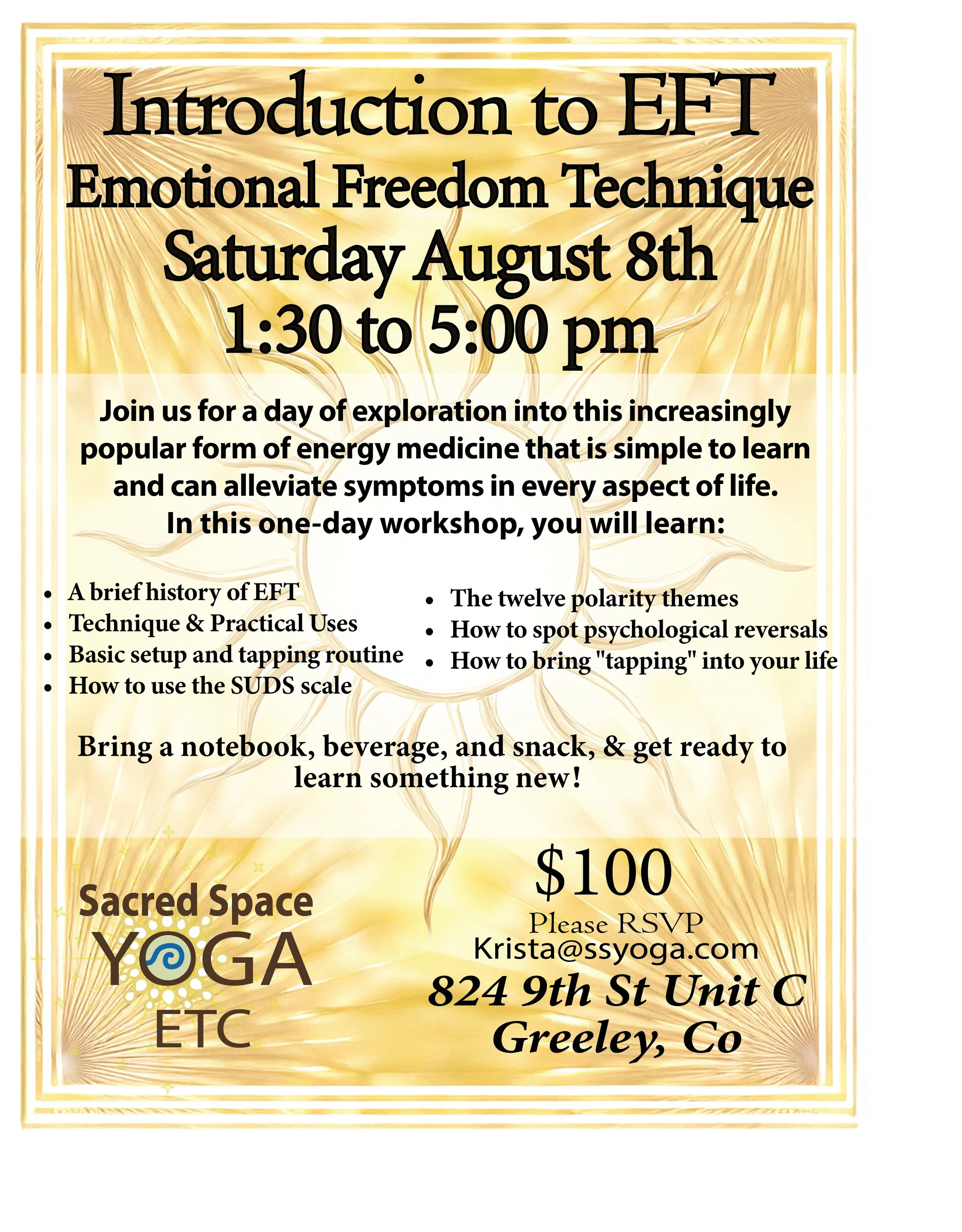 Emotional Freedom Technique, Tapping