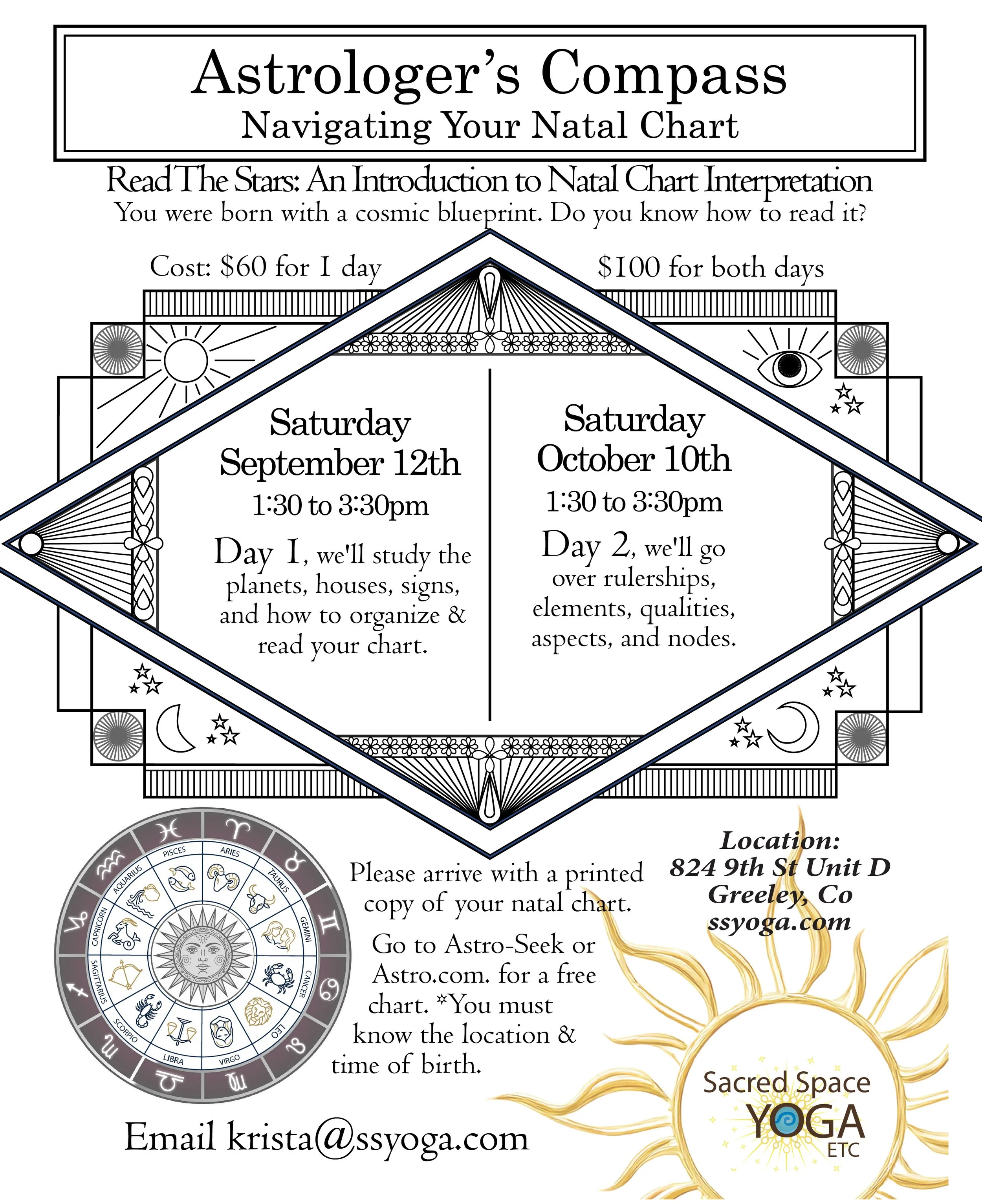 Astrologer's Compass/ Navigating Your Natal Chart.
