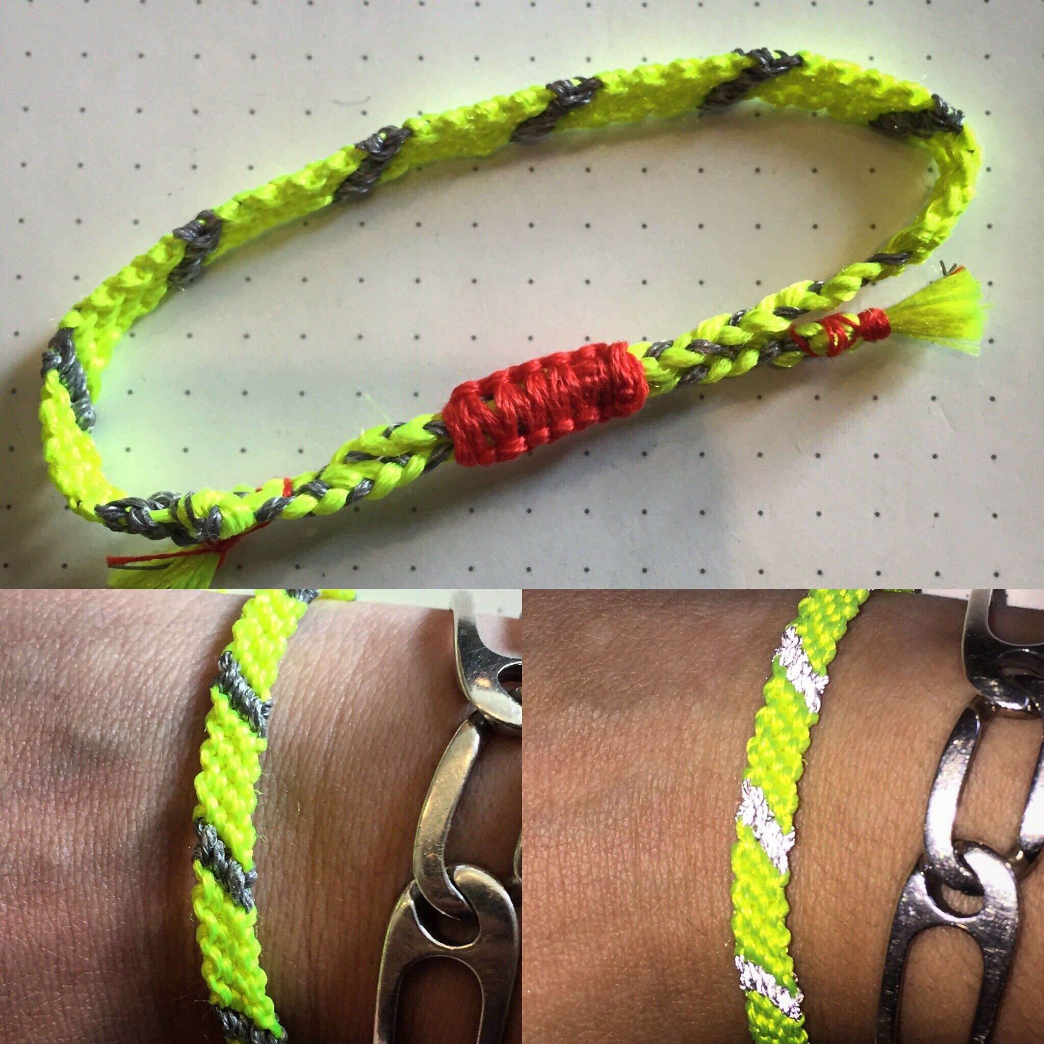 Reflective Friendship Bracelet