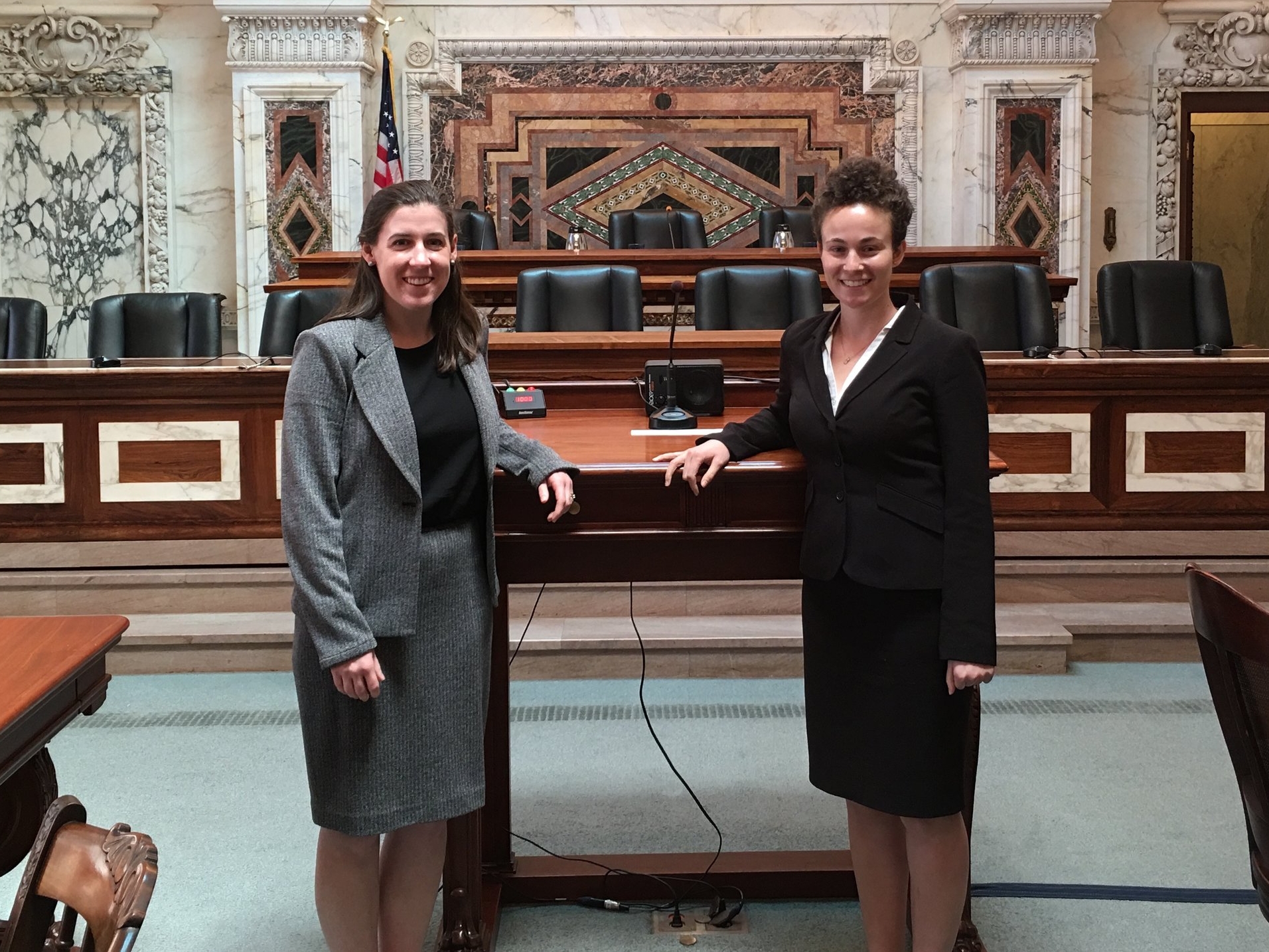 Mary Pat Brogan ‘16 and Shayna Sehayik ‘16