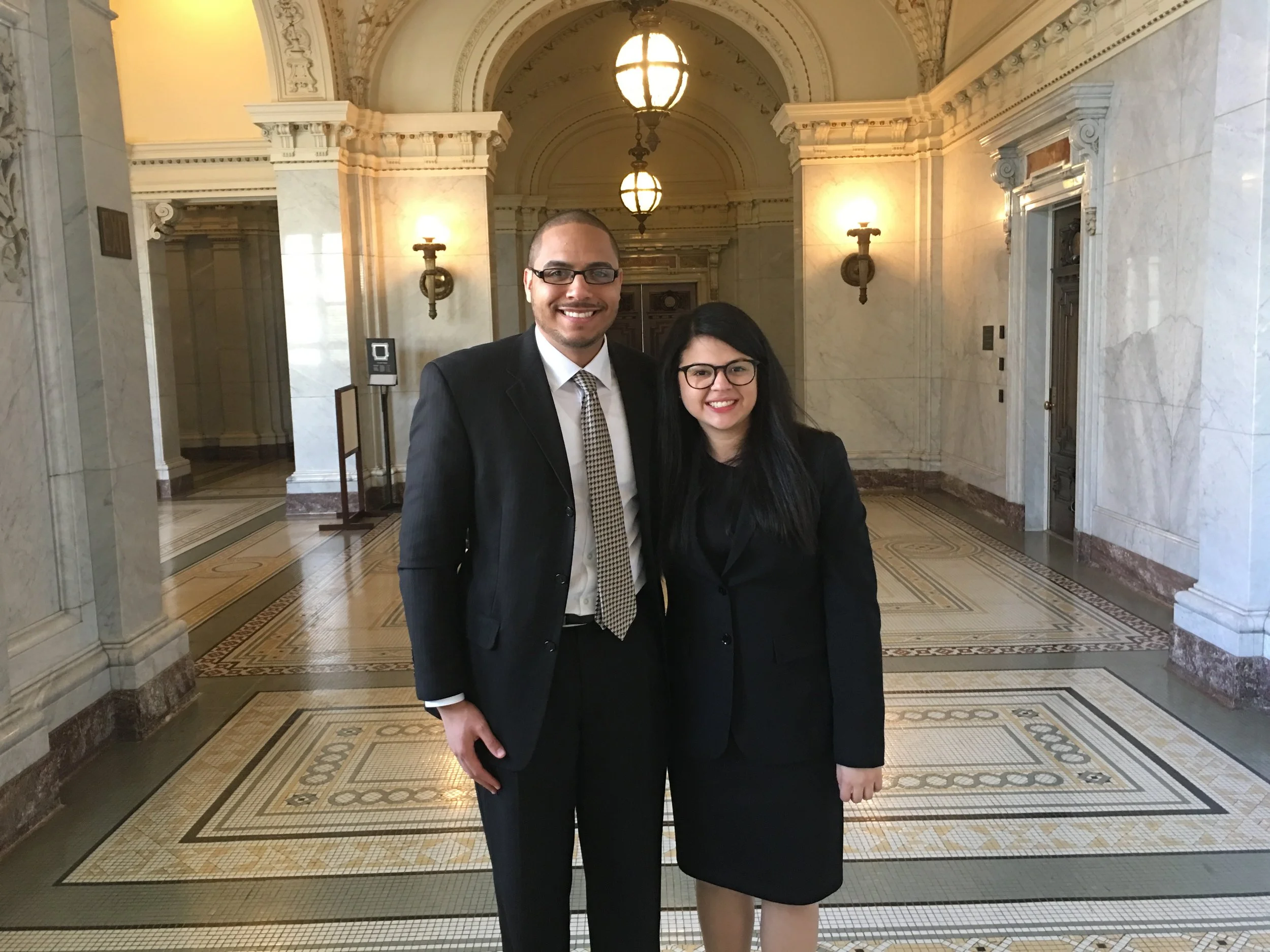 Wagner Soto '18 and Valentina De Fex '18 argued the case.