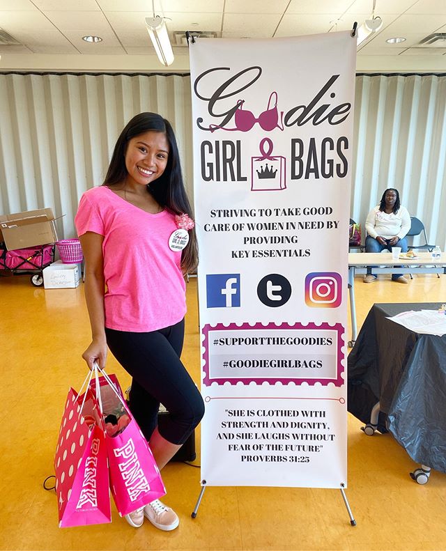 Special thanks to @aggietheberry 2018-2019 Miss Teen Maryland for donating over 60 pairs of new panties, 30 Tote Bags and 15 perfume bottles to our Packing Social on October 26th!! She has the most beautiful spirit and we enjoyed having her join us.
