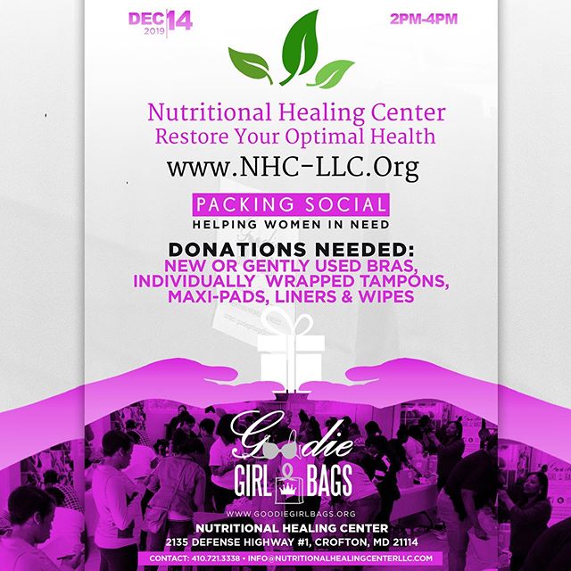 We are so excited about our Packing Social being hosted Saturday by Nutritional Healing Center in Crofton, MD. 💞🛍 We appreciate the unwavering support of our mission. @nutritionalhealingcenterllc ~~~~~~~~~~~~~~~~~~~~~~~~~~~~~~
Interested in hosting