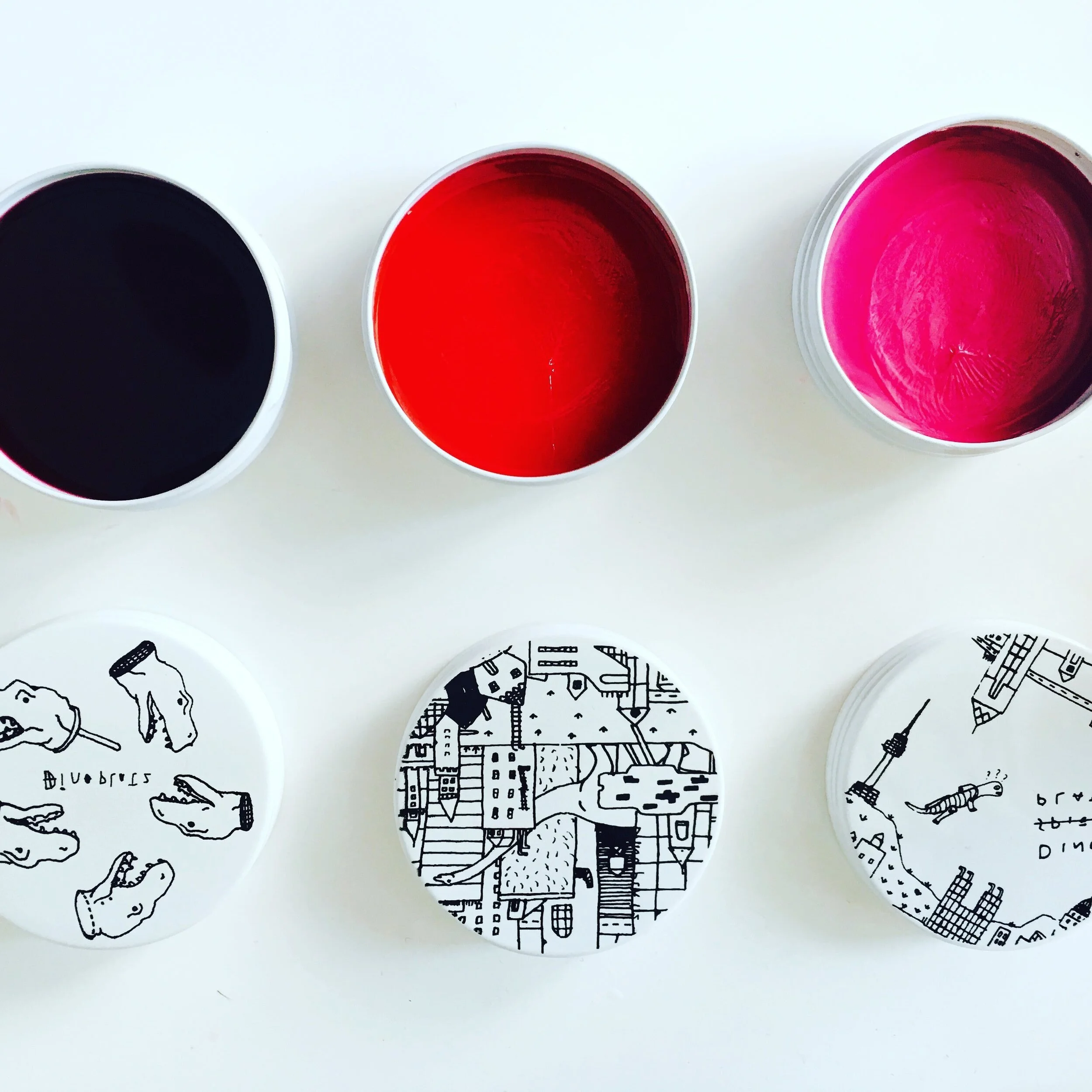  Dinoplatz Trio - Makeup Series 