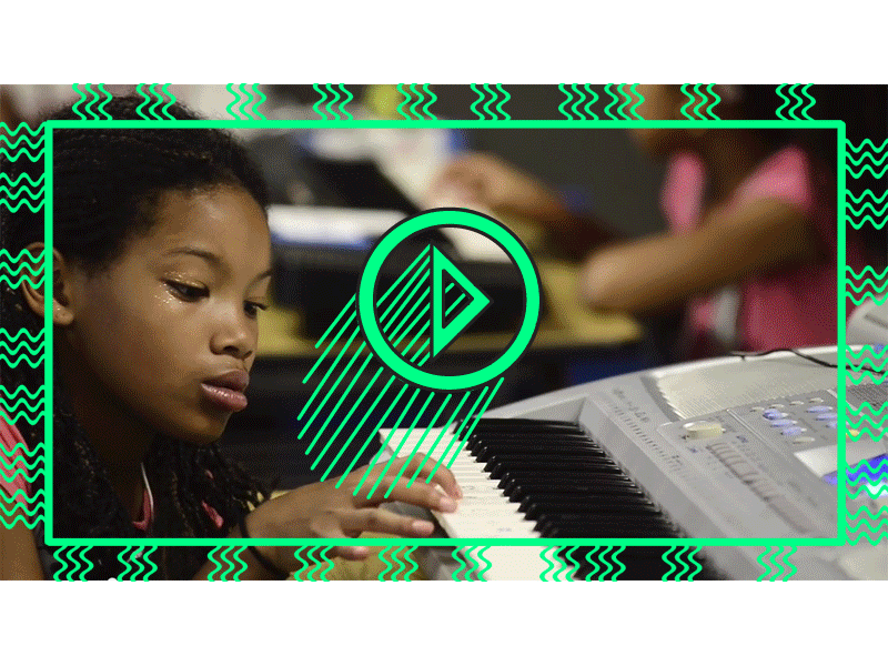  "Video" GIF used in email campaign. 