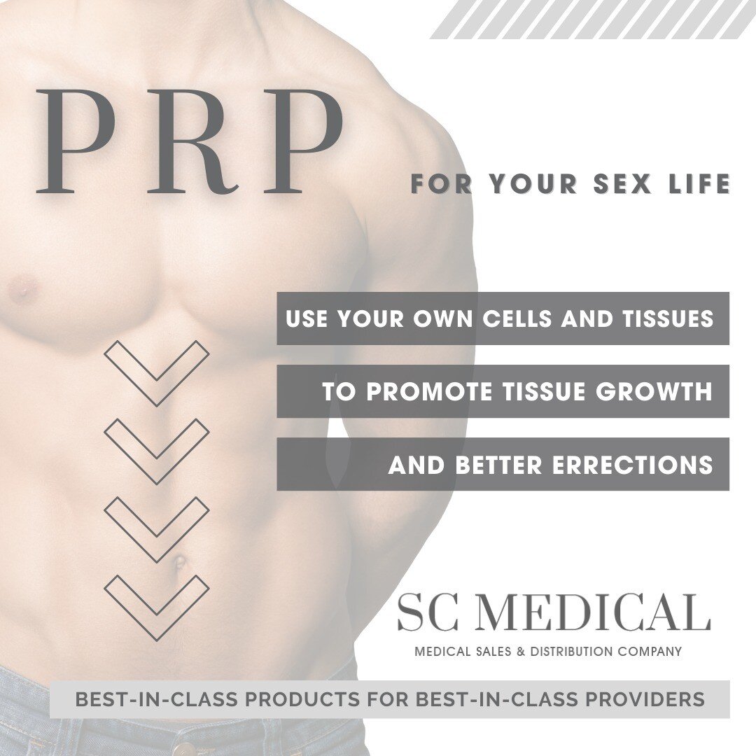 Use your own cells and growth factors to enhance erections and endurance. PRP injections can restore the function of penile nerves and arteries, the two most important factors in achieving and maintaining an erection.

#PRP #sexualwellness #growthfac