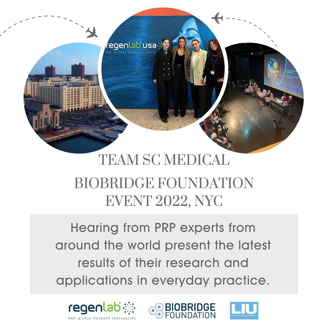 Team SC MEDICAL in #NYC this weekend at conference on the topic of PRP and its possible applications

#madeinusa #regenlab #regenPRP #PRP #regenlabprpkit #regenlabprp #growthfactors&nbsp;&nbsp;#regenPRP #PRP #regenlabprpkit #regenlabprp #growthfactor