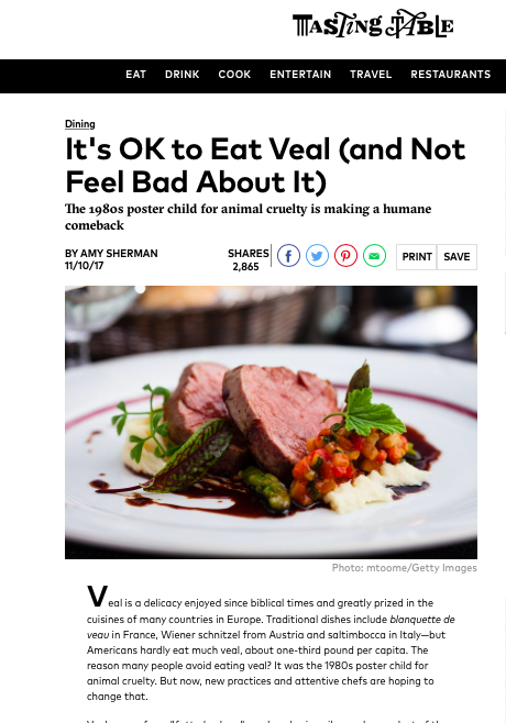 Feature article in Tasting Table