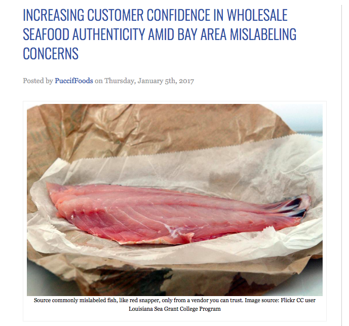 Seafood Industry Blog Post with Geographic SEO focus