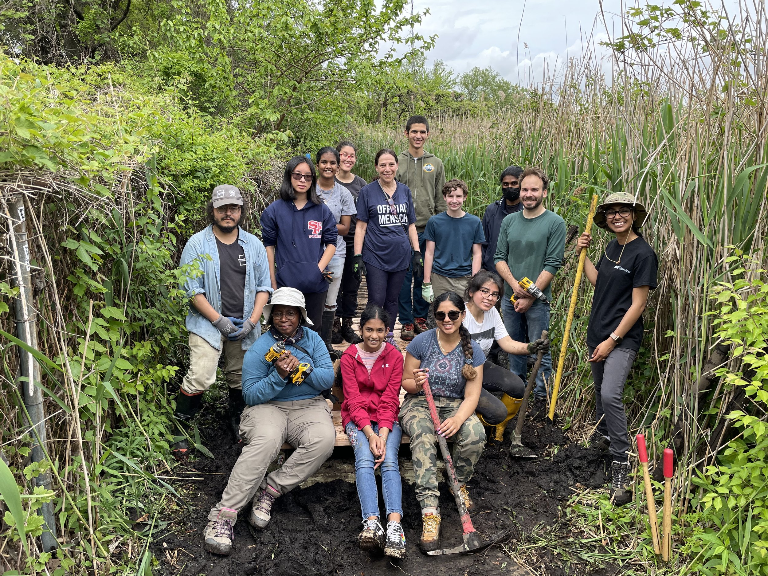 Puncheon Construction Volunteer Event