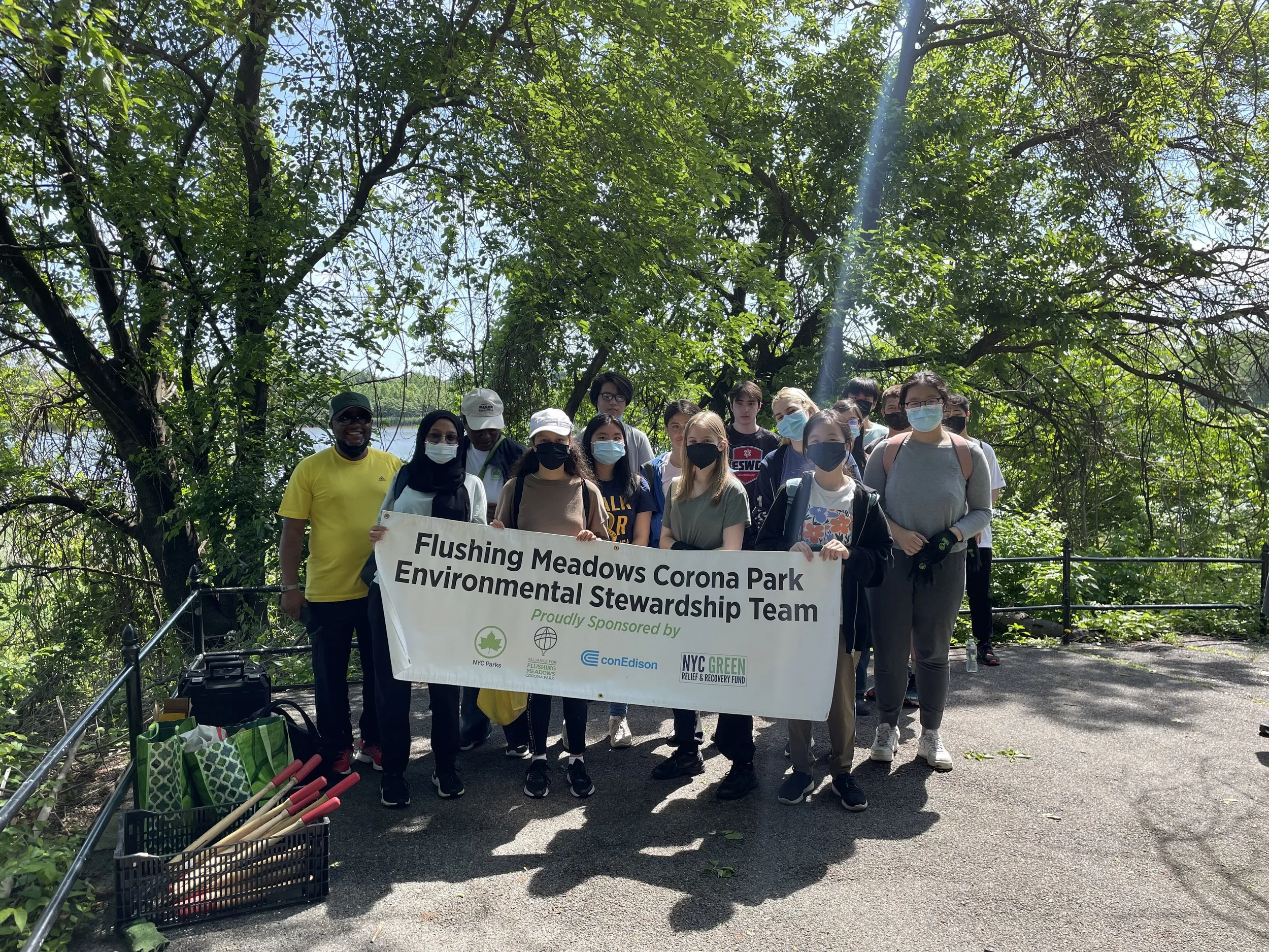 Puncheon Construction Completion Volunteer Event