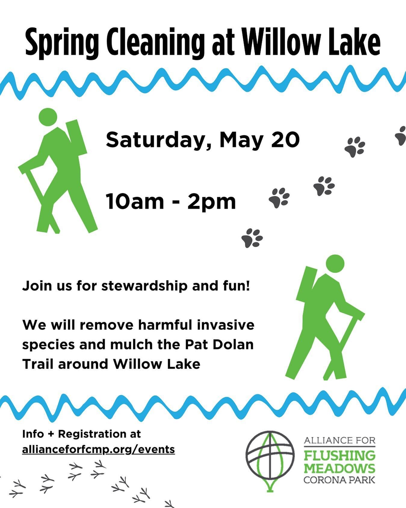 New Volunteer Opportunity! Happening May 20th at Willow Lake. Be sure to visit our events page for more info and registration. Link in bio.
#volunteeropportunities #queensevents #nycparks
