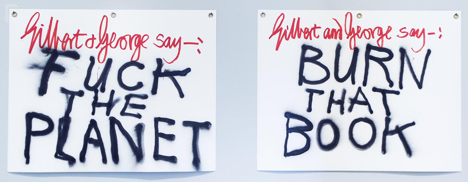 Gilbert & George | The Banners | Foto: I DO ART Agency.