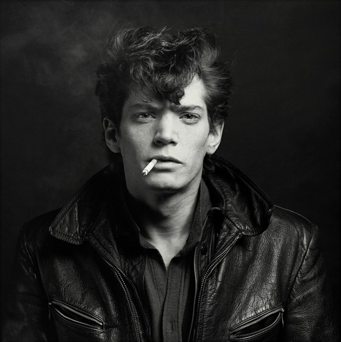 Self Portrait, 1980. Photo by Robert Mapplethorpe.