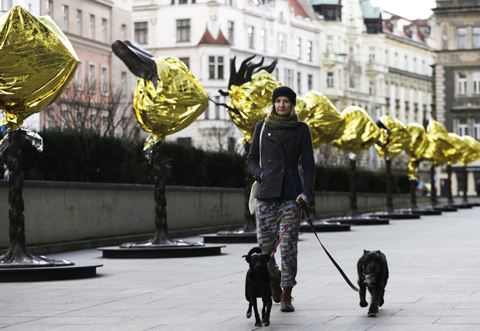 Fotos fra Ai Weiweis Instagram og Petr David Josek, The Associated Press.