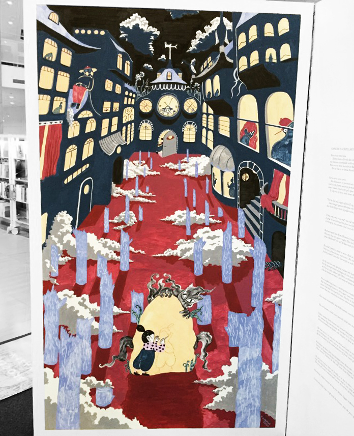 'Live-drawing’ fra Malmö Stadtsbibliotek i samarbejde med Gustaf Holtenäs, kurateret af Little Finger Magazine.