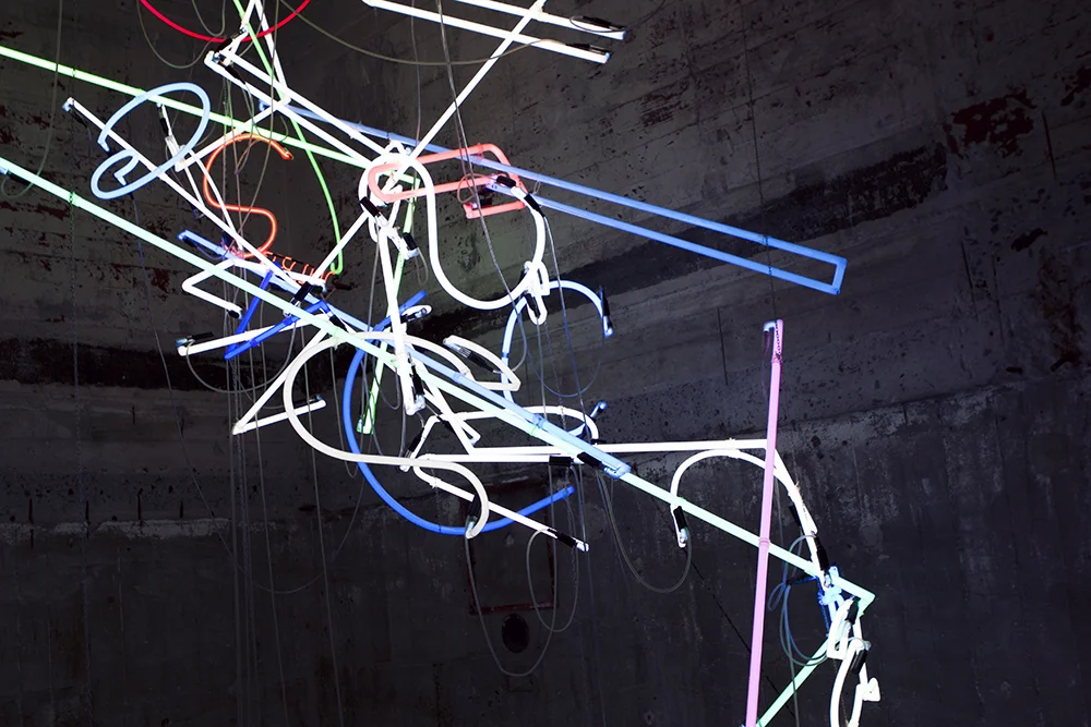 Work by Anselm Reyle.