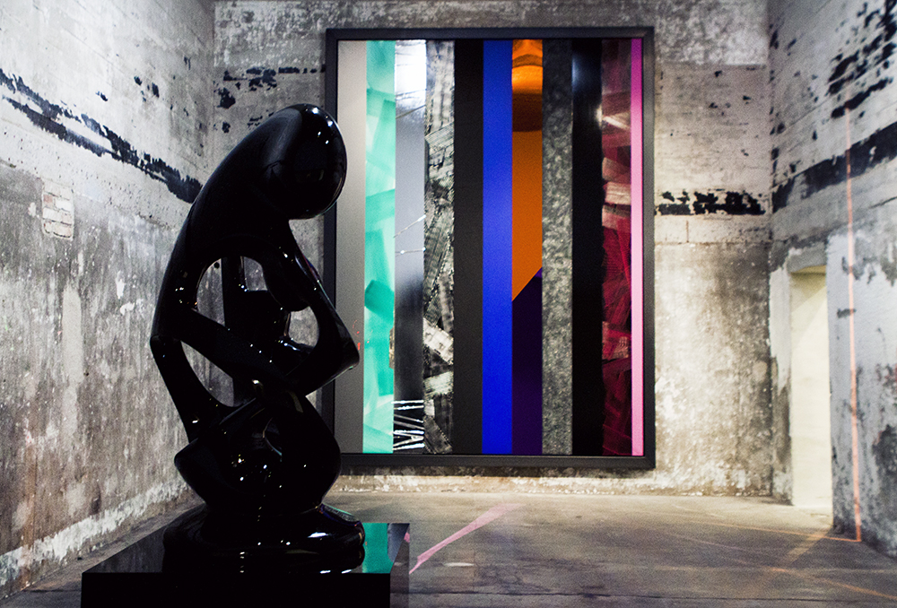 Work by Anselm Reyle.