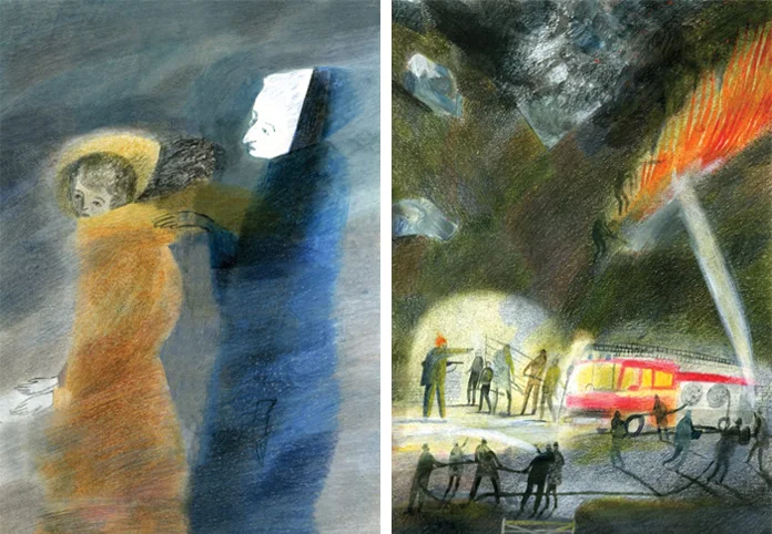 Fra bogen “The grey King” | Udgivet af Folio Society.