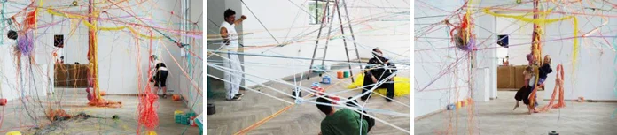 Karoline H. Larsen “Collective Strings” | Charlottenborg, 2009. | Fotos: Karoline H. Larsen
