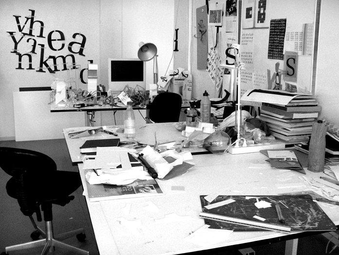Min bachelor-studieplads på Designskolen Kolding i 2007.