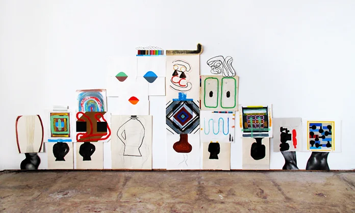 OK Mountain installation “It was, unfortunately, les mots et les choses (the order of things)”